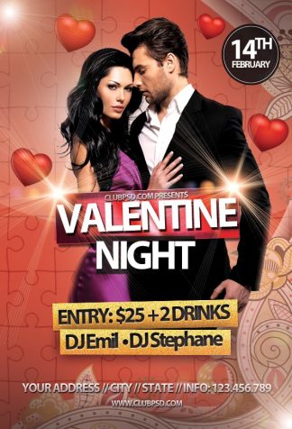 Valentine Duo Party valentine duo party Seasonal flyers