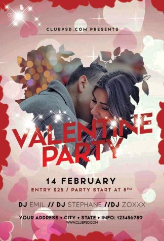 Valentine Party valentine party Seasonal flyers