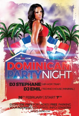 Dominican Hot Night dominican hot night Community flyers