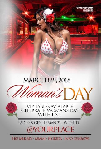 Sexy Womans Day sexy womans day Event flyers