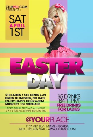 Hot Easter Party hot easter party Seasonal flyers