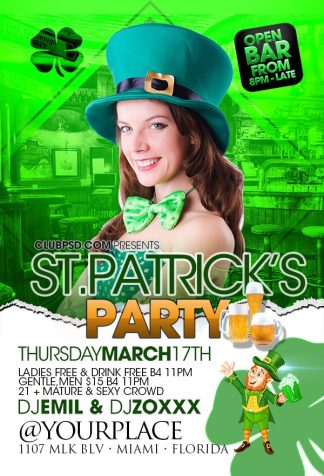 St Patricks Night Party st patricks night party Seasonal flyers