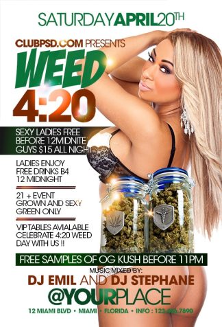 420 Weed 420 weed Event flyers