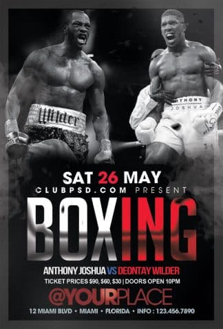 Boxing Day boxing day Event flyers