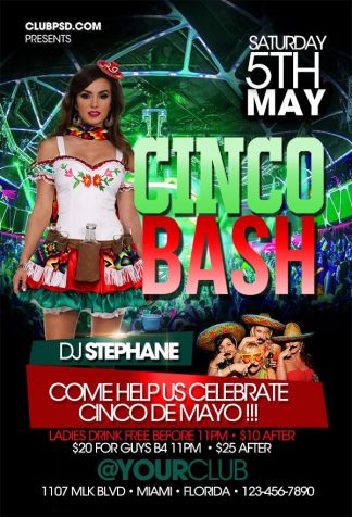 Cinco Bash cinco bash Community flyers