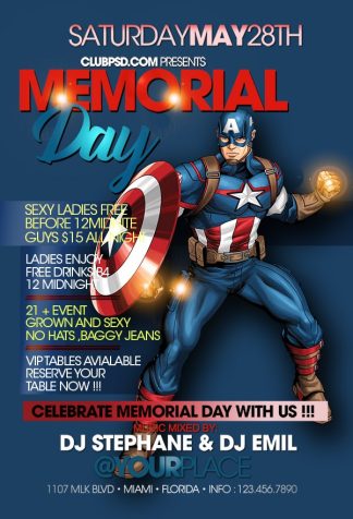 Memorial Day Heroes memorial day heroes Seasonal flyers