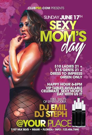 Sexy Moms Day sexy moms day Seasonal flyers