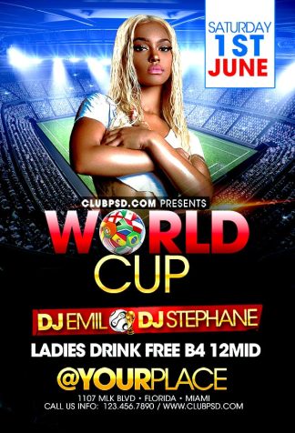 Sexy World Cup sexy world cup Event flyers