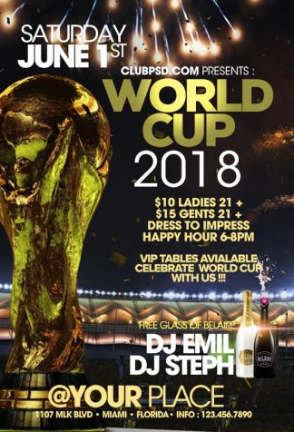 World Cup Final world cup final Event flyers
