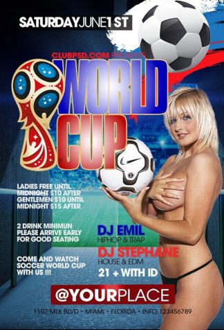 World Cup Game world cup game Event flyers
