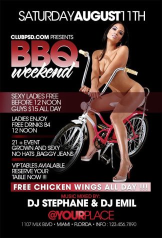 Barbecue Weekend barbecue weekend Event flyers