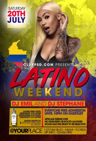 Colombian Latino Weekend