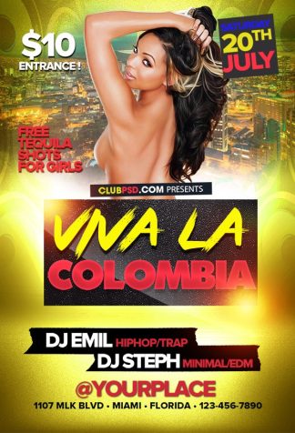 Colombian Party Night colombian party night Community flyers