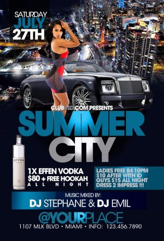 Summer Nights Heat summer nights heat Seasonal flyers