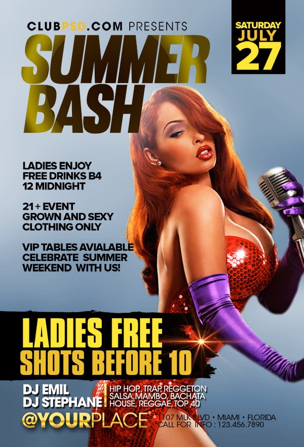 Summer Sexy Party summer sexy party Seasonal flyers