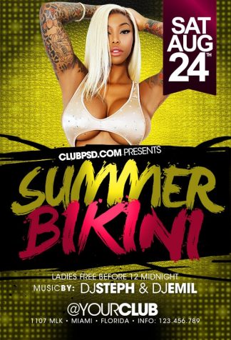 Hot Bikini Party hot bikini party Seasonal flyers