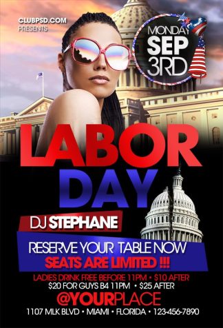 Labor Day City Party labor day city party Seasonal flyers