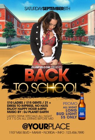 Back To School Costume back to school costume Seasonal flyers