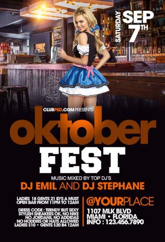Sexy Oktoberfest sexy oktoberfest Seasonal flyers