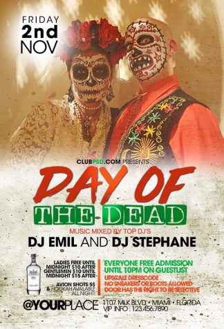 Costume Day Of The Dead costume day of the dead Seasonal flyers