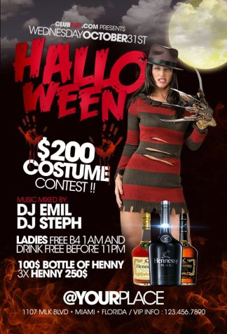 Halloween Costume halloween costume Seasonal flyers