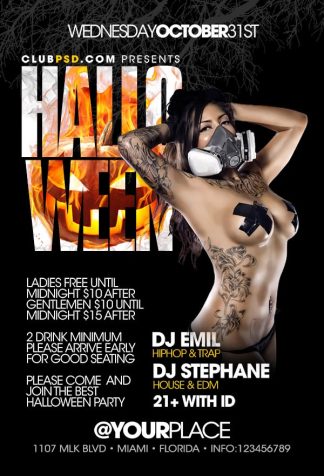 Halloween Girls halloween girls Seasonal flyers