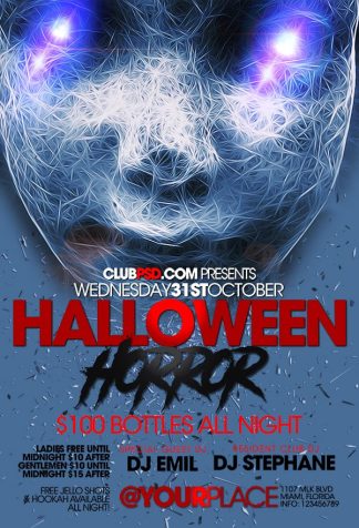 Halloween Horror Night halloween horror night Seasonal flyers