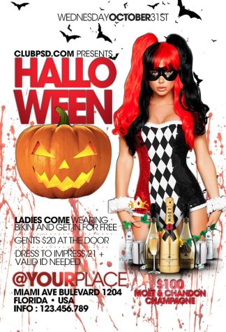 Red Halloween red halloween Seasonal flyers