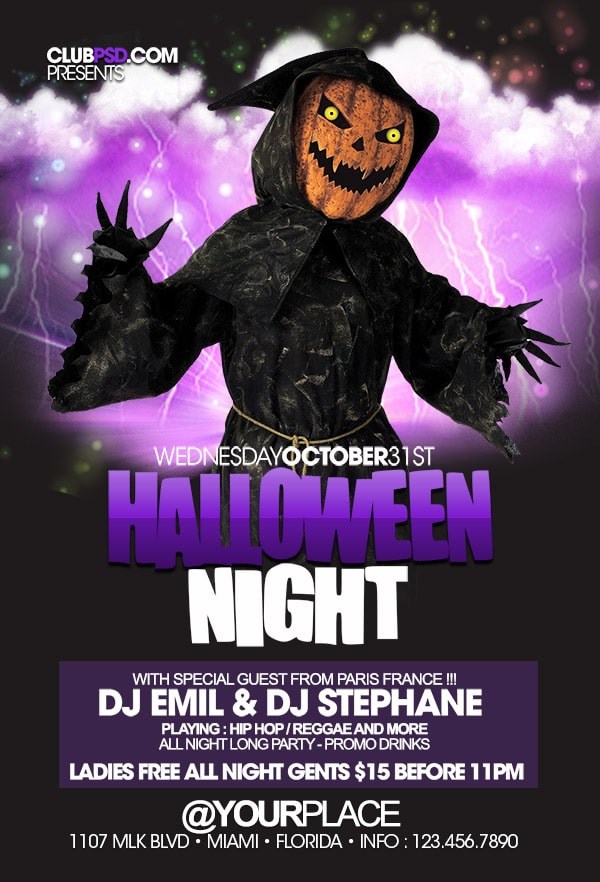 Scarry Halloween scarry halloween Seasonal flyers