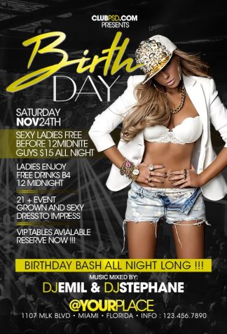 Sexy Birthday sexy birthday Event flyers