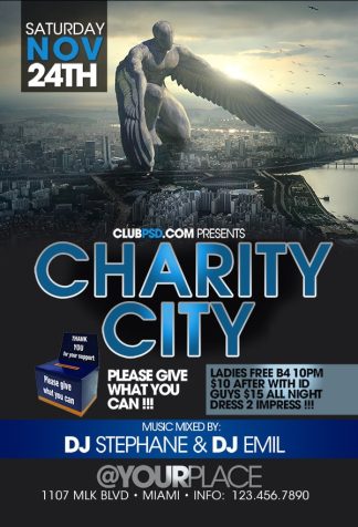 Charity City charity city Community flyer