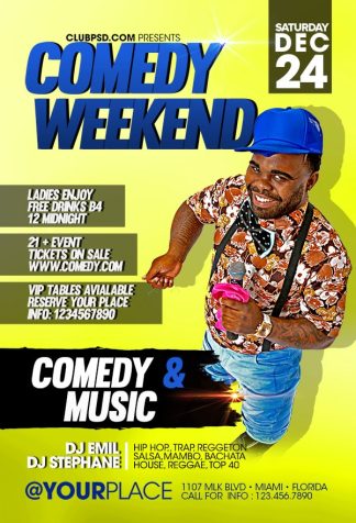Comedy Weekend comedy weekend Event flyers