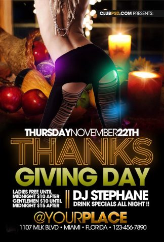 Thanksgiving Day thanksgiving day Seasonal flyers