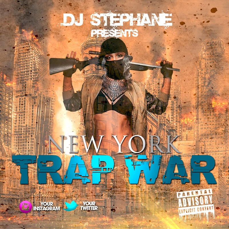 Trap War trap war Mixtape & CD Covers