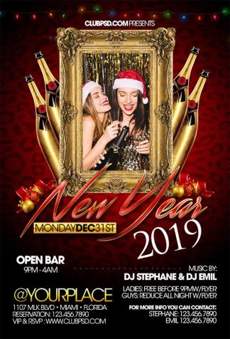 New Year Last Party new year last party Seasonal flyers