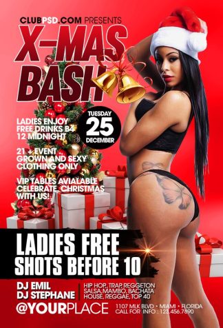 Xmas Bash Night xmas bash night Community flyers