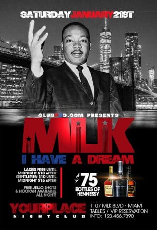 Martin Luther King Weekend martin luther king weekend Community flyers