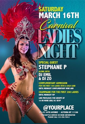 Carnival Ladies Night carnival ladies night Community flyers