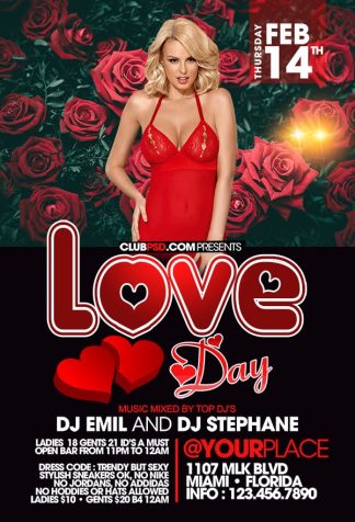 Love Day love day Seasonal flyers