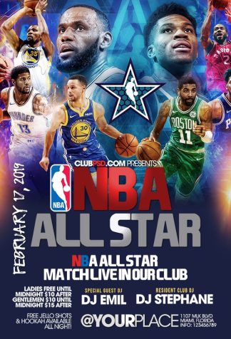 Nba All Star Game nba all star game Community flyers