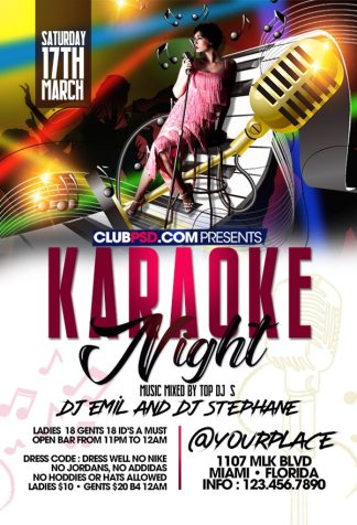 Karaoke Party Time karaoke party time Event flyers