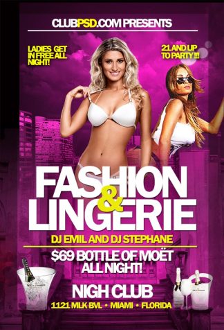 Sexy Lingerie Girls sexy lingerie girls Event flyers
