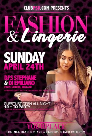 Sexy Lingerie Girls sexy lingerie girls Event flyers