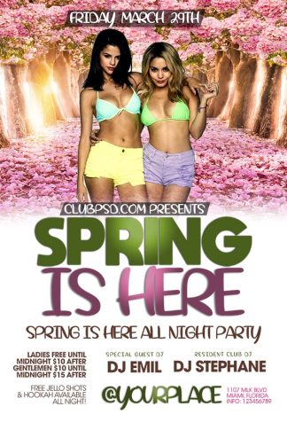 Spring Party Nigths spring party nigths Seasonal flyers