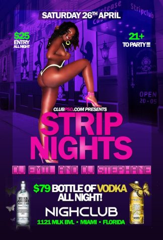 Striptease Nights striptease nights Event flyers