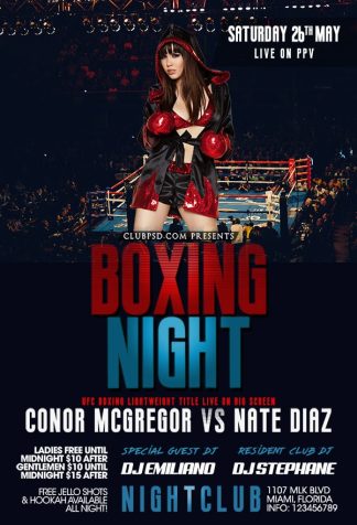 Boxing Girls boxing girls Event flyers