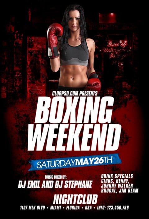 Boxing Weekend - ClubPSD