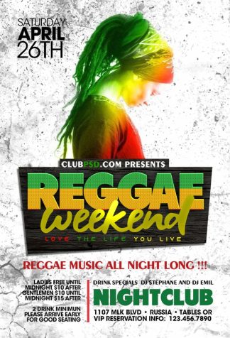 Reggae Weekend reggae weekend Music flyers