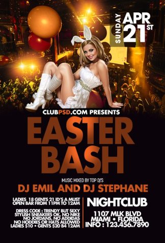 Sexy Easter Party sexy easter party Seasonal flyers