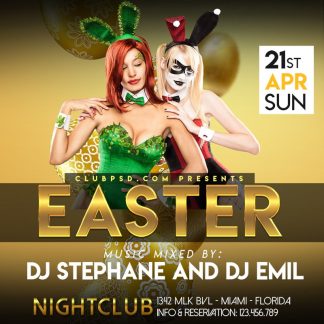 Spring Party Easter spring party easter Seasonal flyers